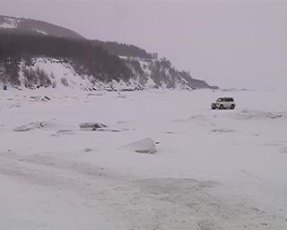 Выезд на лед запрещен в Магадане &laquo; автомагадан