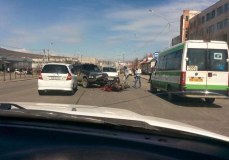 Мотоциклиста сбили в центре Магадана в Магадане &laquo; автомагадан